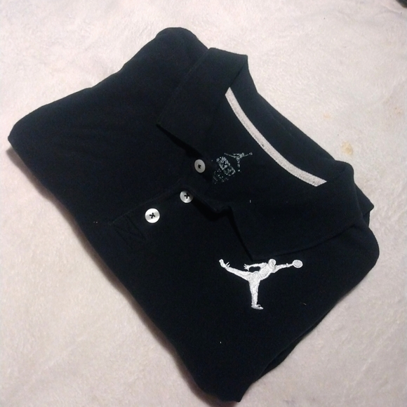 Jordan Embroidered Kids XL Black Jumpman Polo - Picture 6 of 6